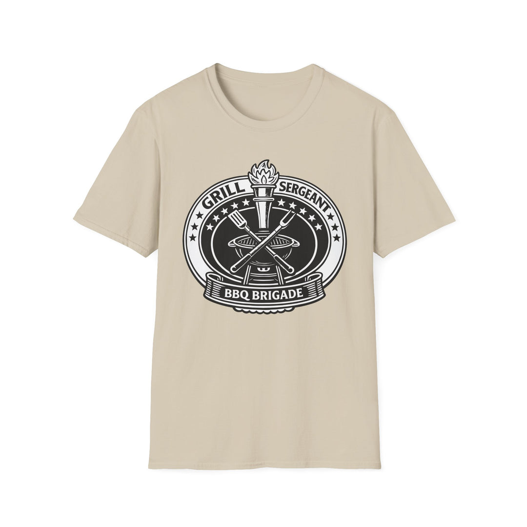 Grill Sergeant T-Shirt — BBQ Brigade Badge