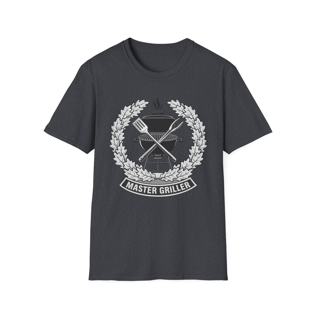 Master Griller T-Shirt — BBQ Grill Emblem Tee for Grill Lovers