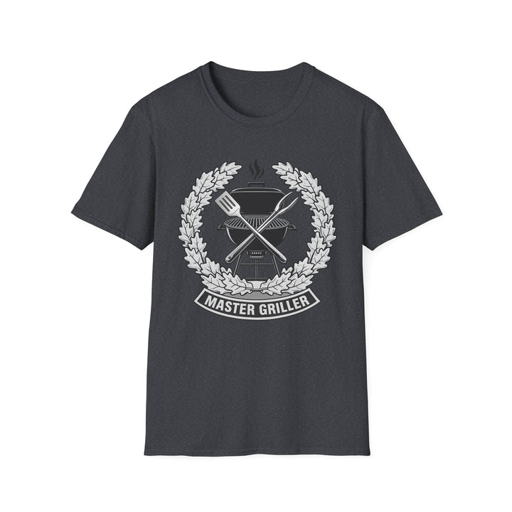Master Griller T-Shirt — BBQ Grill Emblem Tee for Grill Lovers