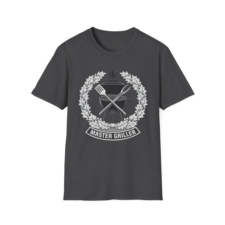 Master Griller T-Shirt — BBQ Grill Emblem Tee for Grill Lovers