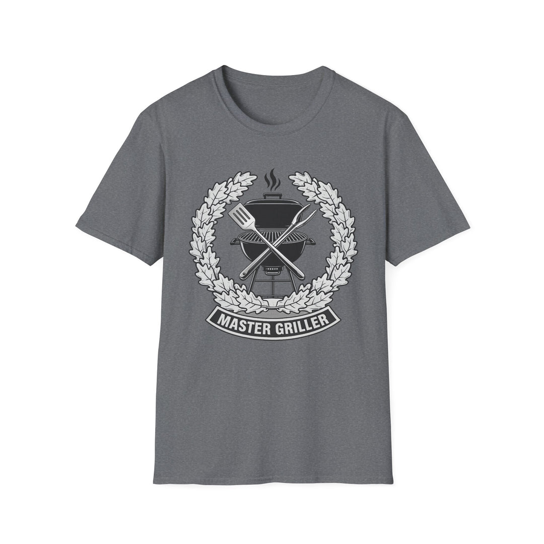 Master Griller T-Shirt — BBQ Grill Emblem Tee for Grill Lovers